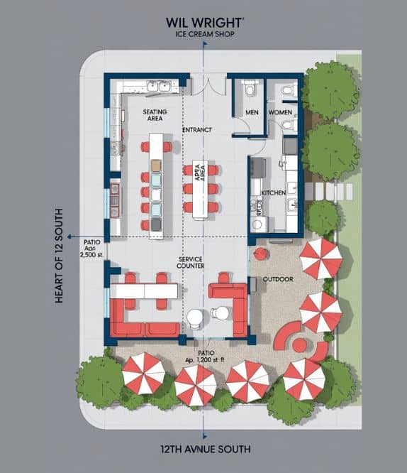 Proposed Nashville Wil Wright’s floorplan concept